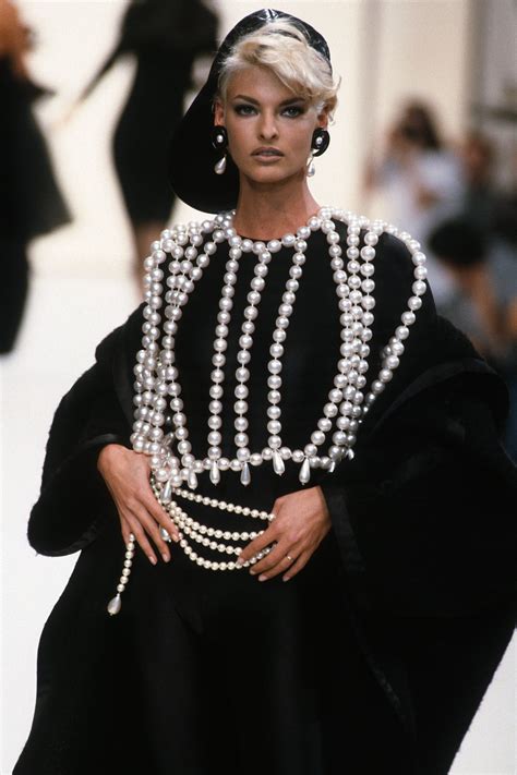 90s chanel runway|best karl lagerfeld dresses linda.